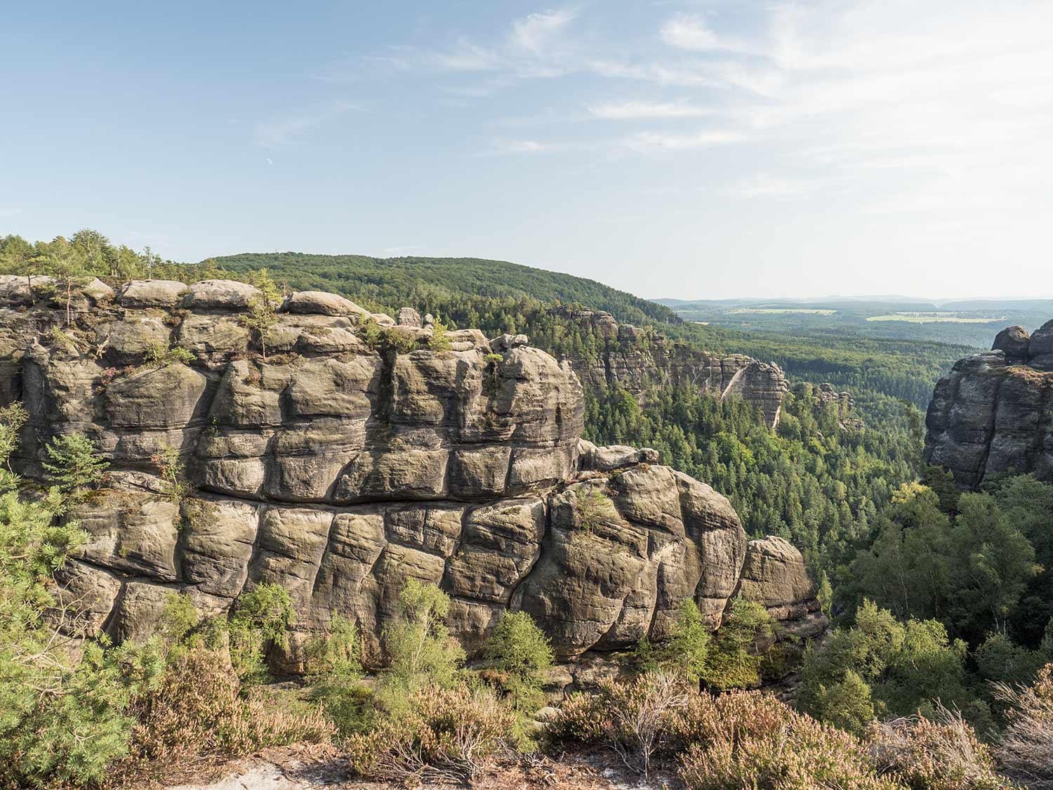 Blick in den Heringsgrund und zum Großen Winterberg