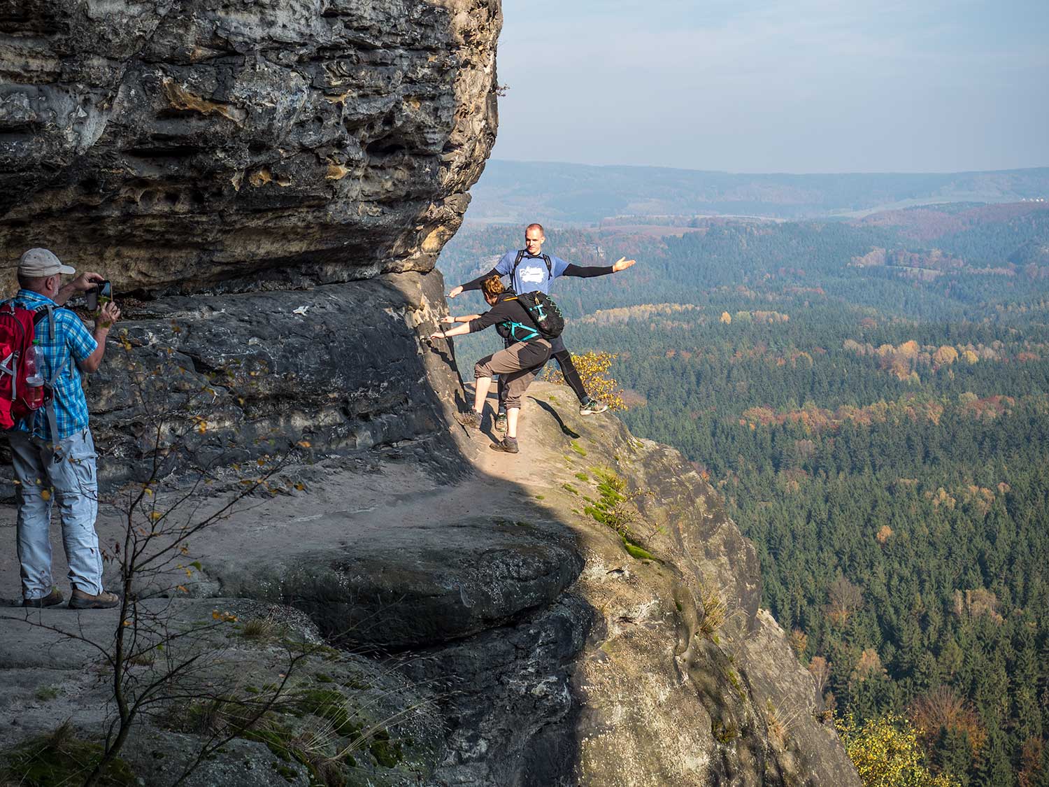 Klettersteig zur Idagrotte - Sächsische Schweiz
