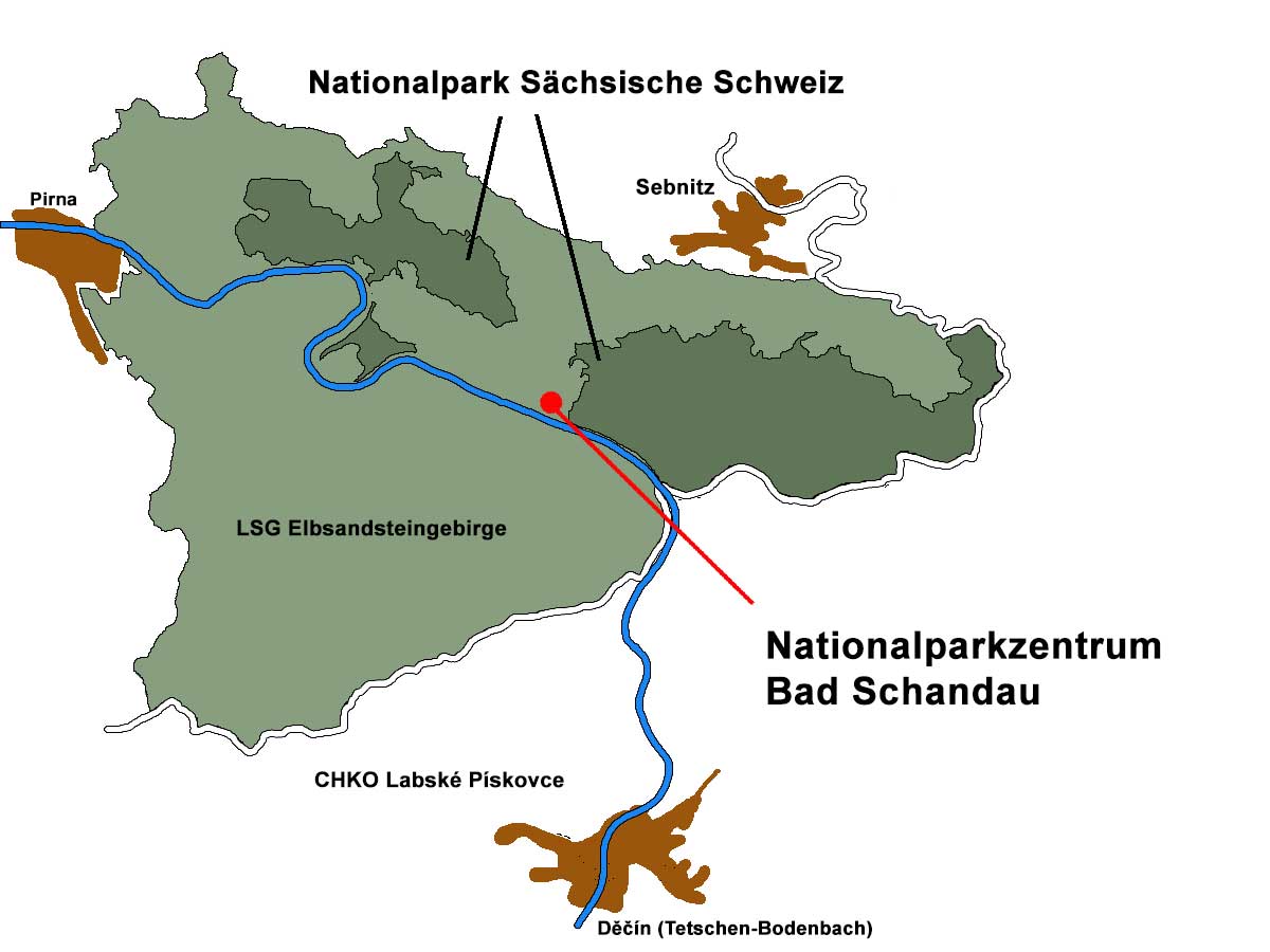 Karte Sächsische Schweiz